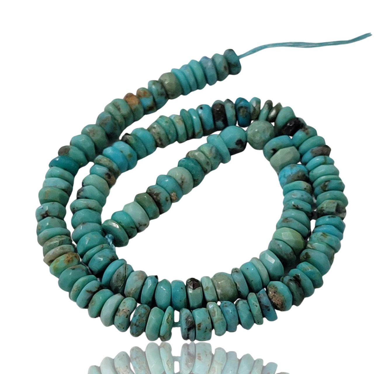 Natural Arizona Turquoise Bead Strand