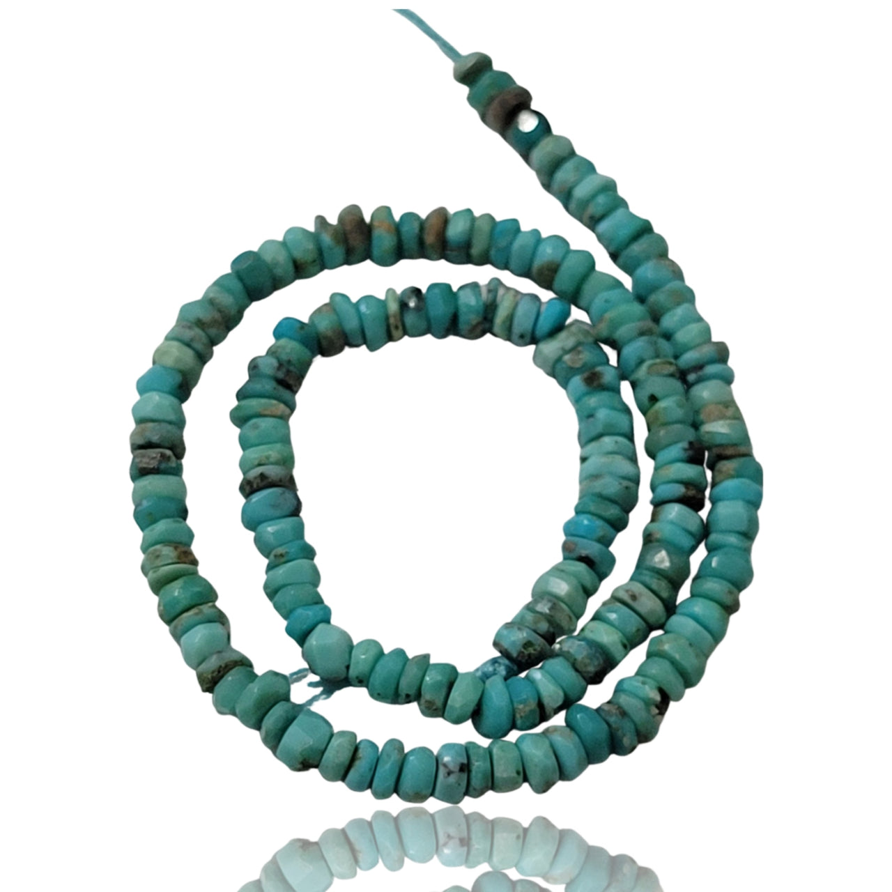 Natural Arizona Turquoise Bead Strand