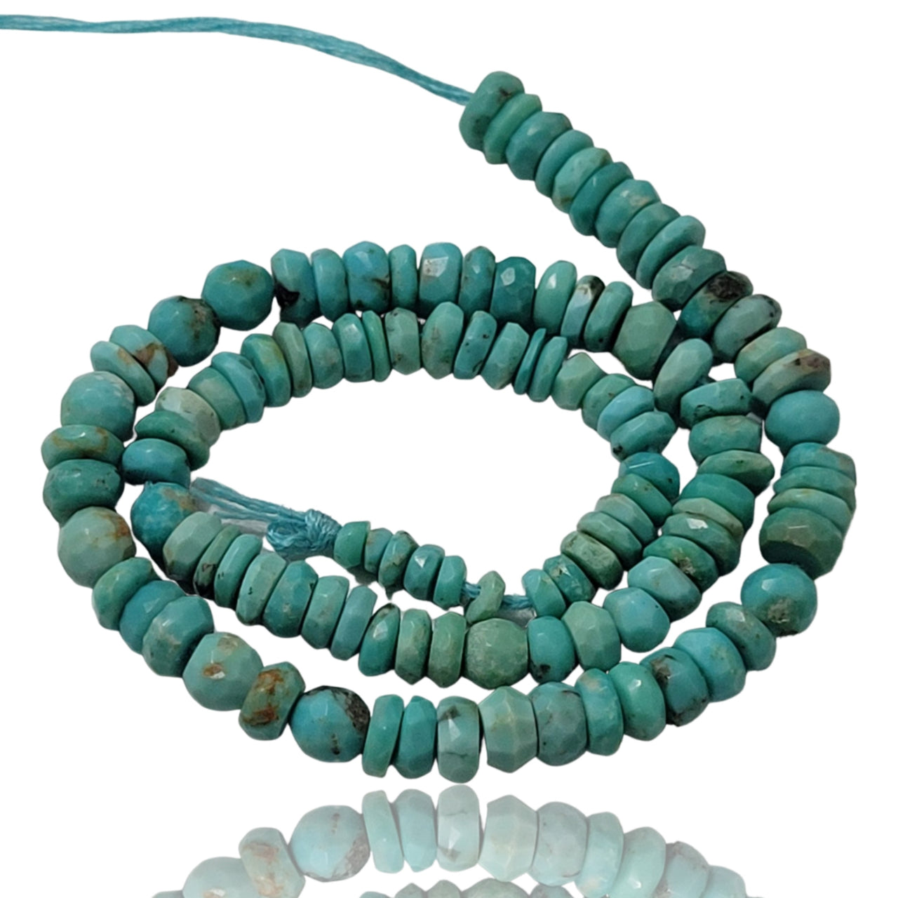 Natural Arizona Turquoise Bead Strand