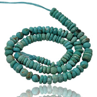 Thumbnail for Natural Arizona Turquoise Bead Strand