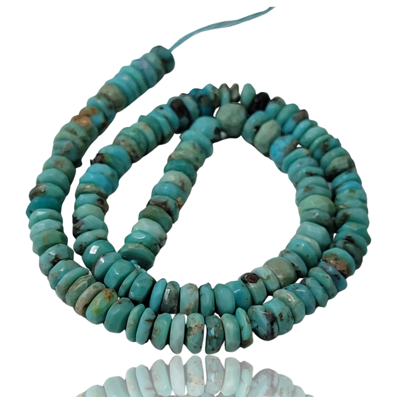 Natural Arizona Turquoise Bead Strand