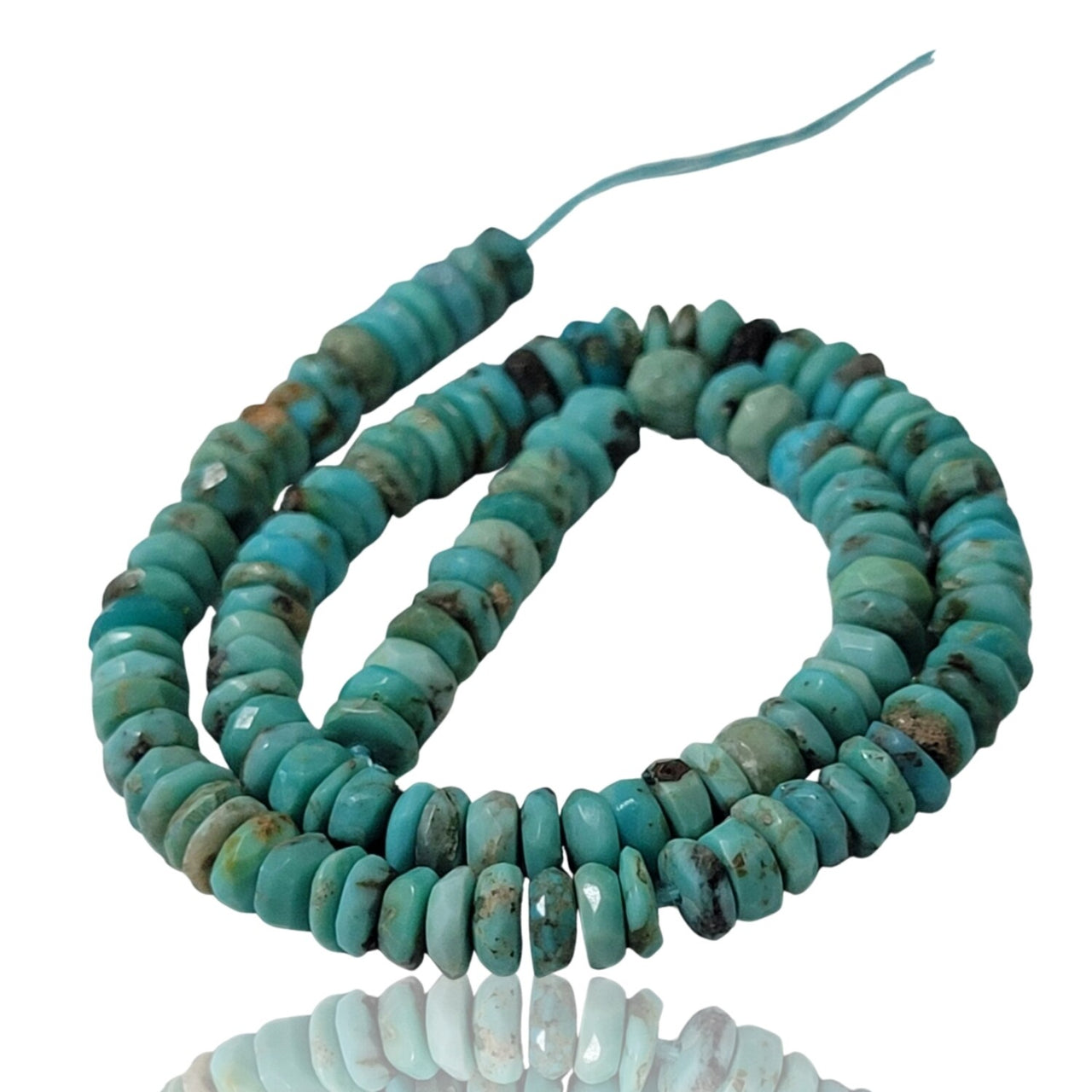 Natural Arizona Turquoise Bead Strand