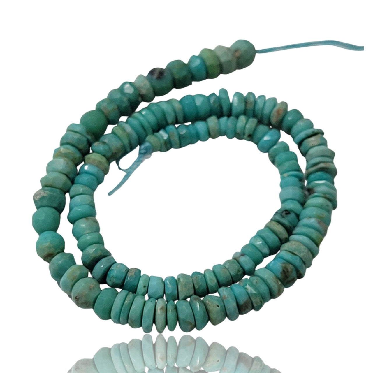 Natural Arizona Turquoise Bead Strand