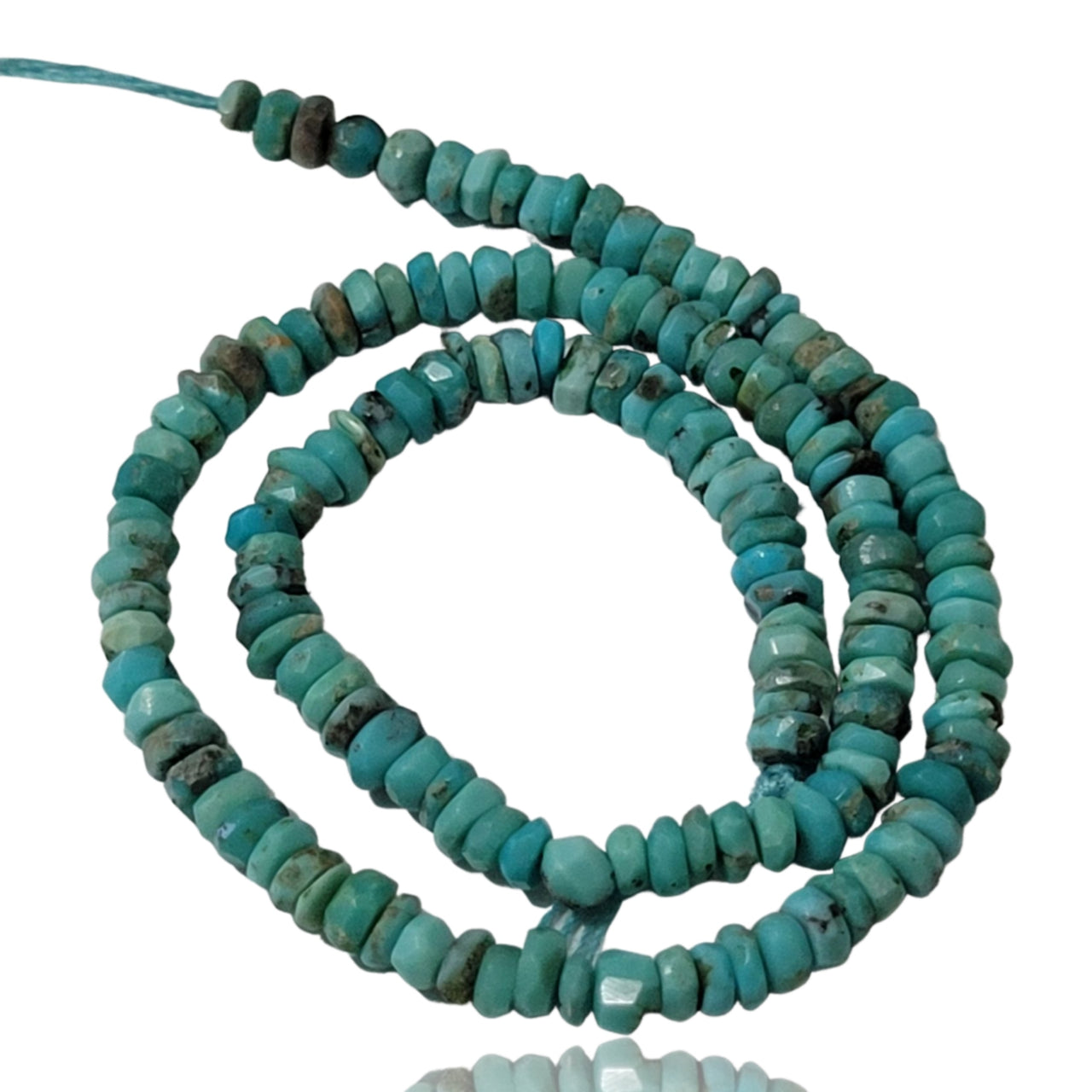 Natural Arizona Turquoise Bead Strand