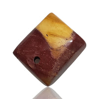 Thumbnail for 18Ct Natural Mookaite Jasper DRILLED Pendant Bead 17x15mm