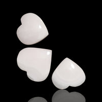 Thumbnail for 54Ct 3Pcs Natural Pink Aragonite Heart Cabochon LOT