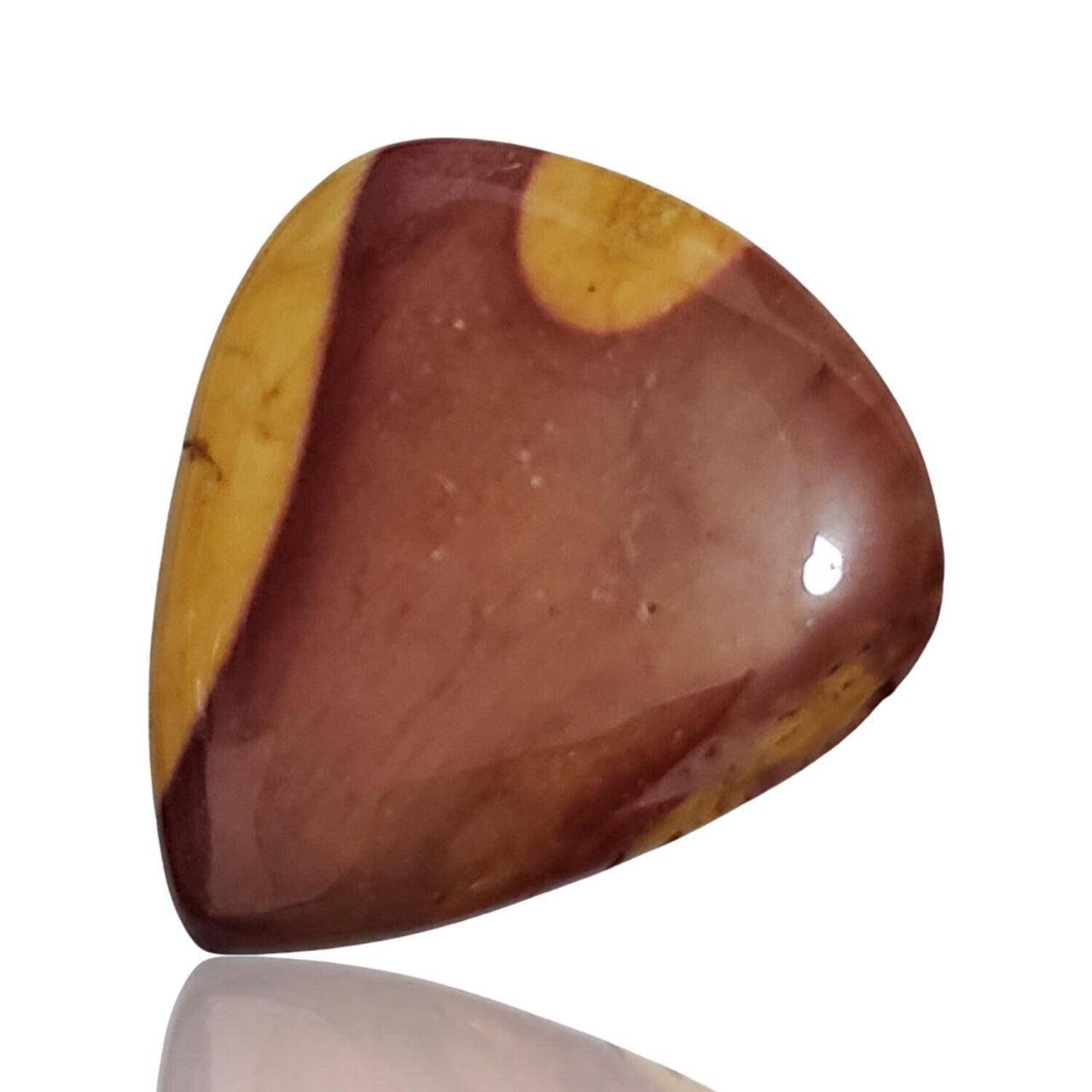 37Ct Natural Mookaite Jasper Cabochon 34x30mm