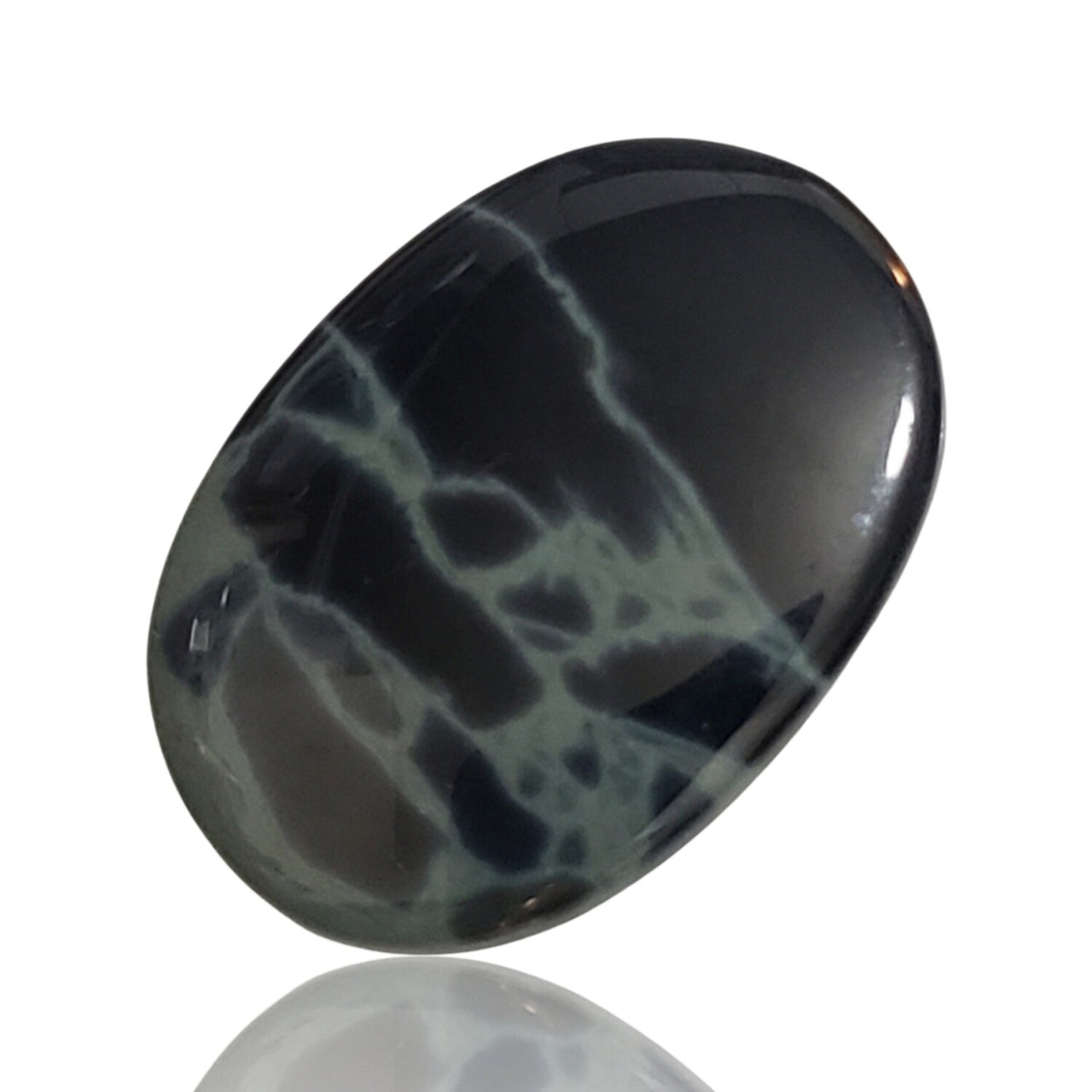 18.5Ct Natural Spider Web Jasper Cabochon 28x20mm