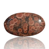 Thumbnail for 44Ct Natural Red Poppy Jasper DRILLED Pendant Bead 46x27mm