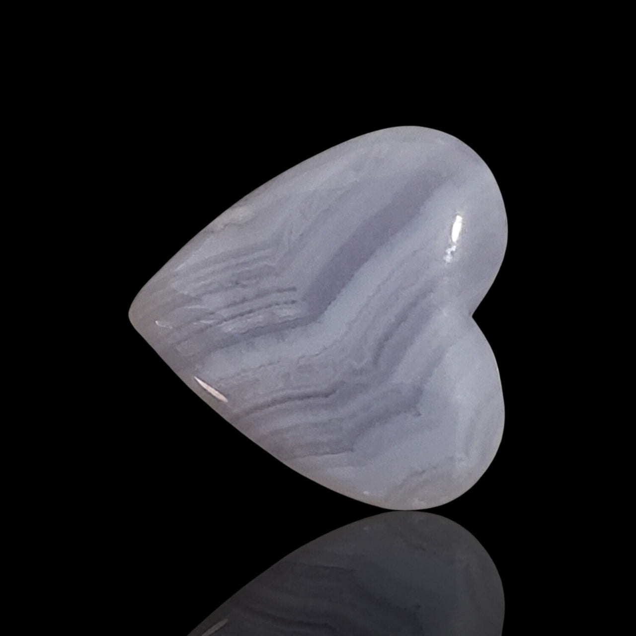 16Ct Natural Blue Lace Agate Cabochon 22x22mm