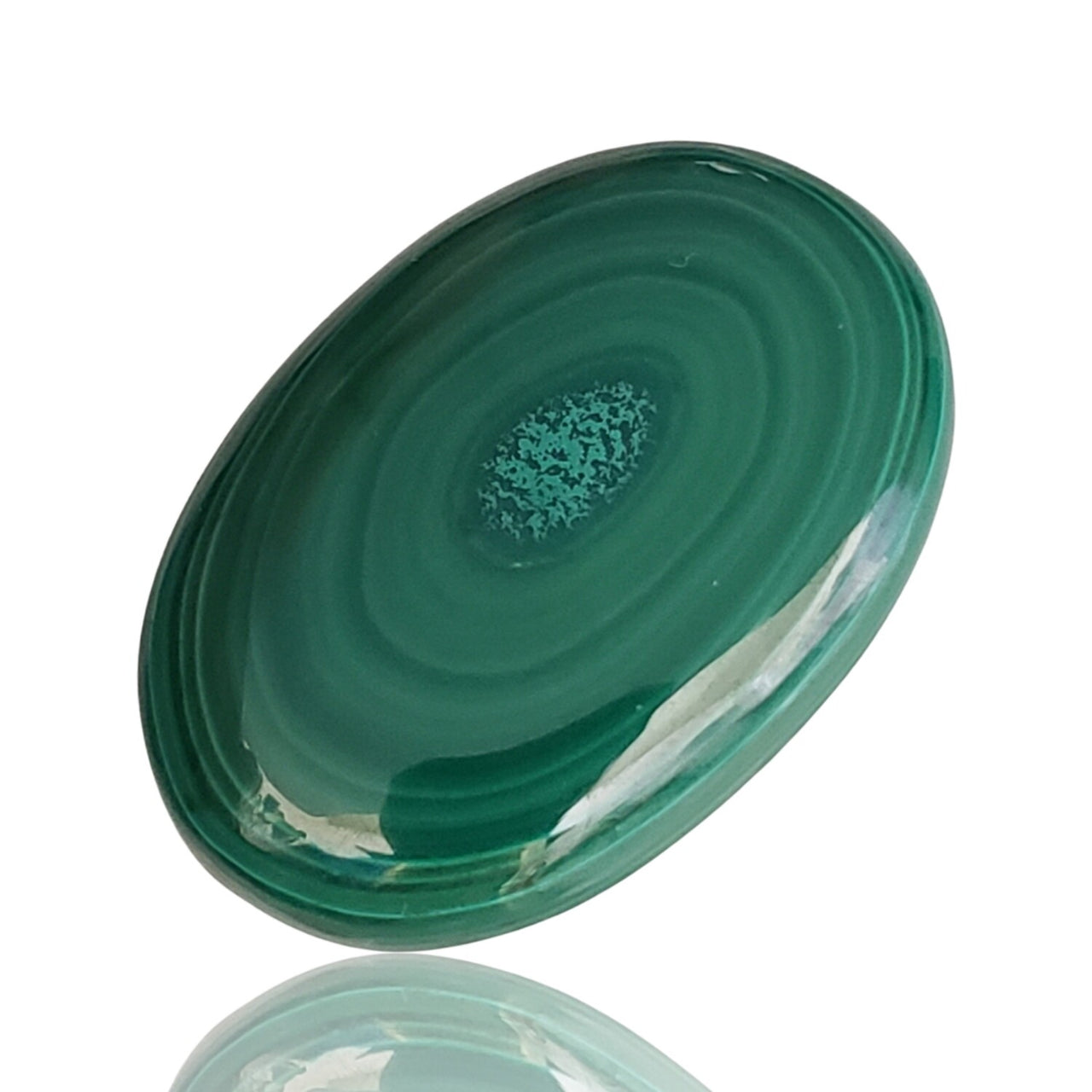 55Ct Natural Malachite Cabochon 33x22mm