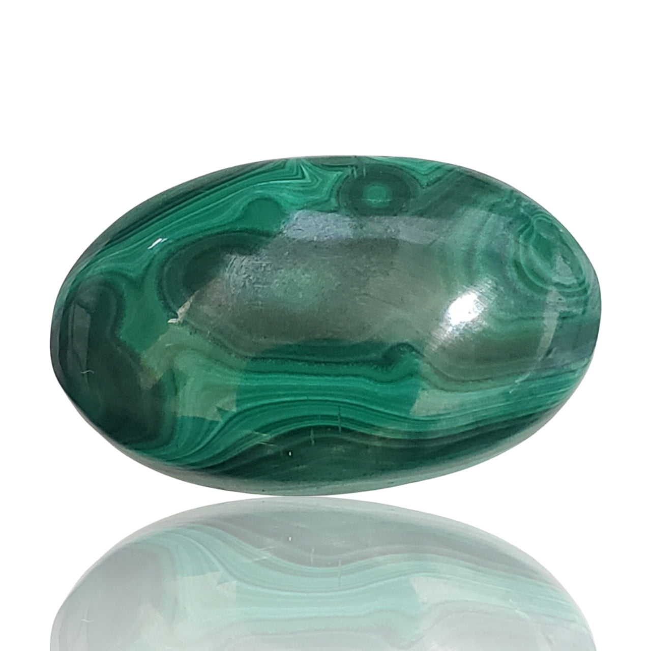 73Ct Natural Malachite Cabochon 37x23mm