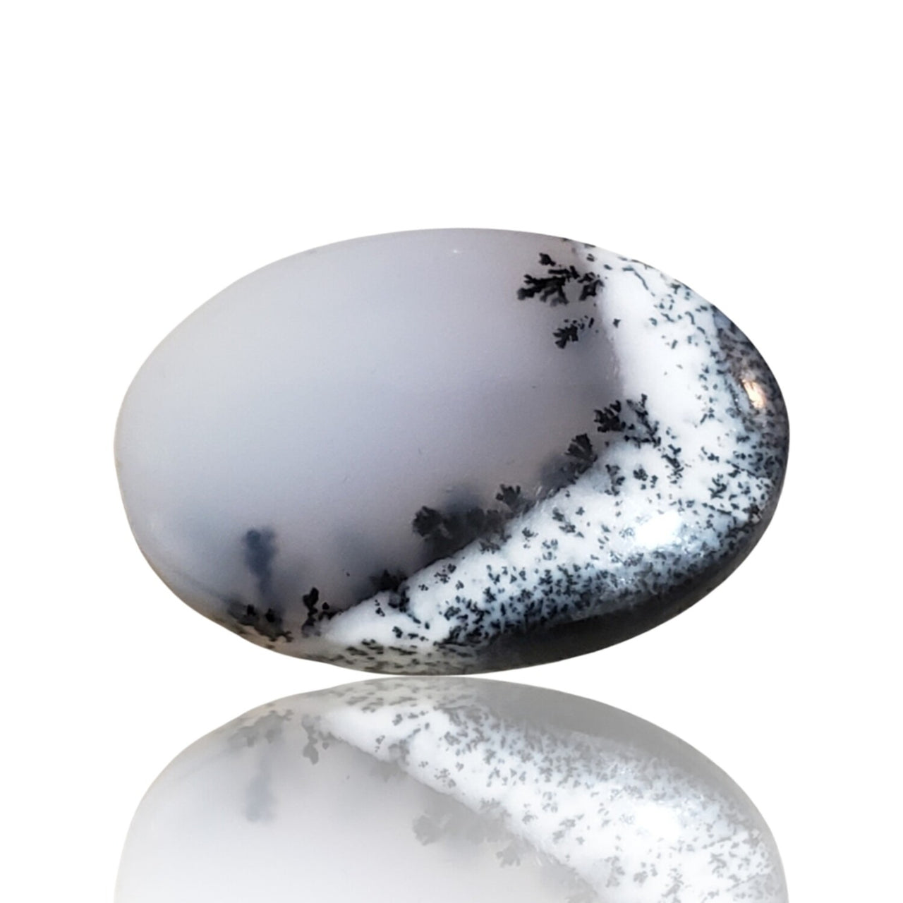 20.5Ct Natural Dendrite Opal/Merlinite Cabochon 27x18mm