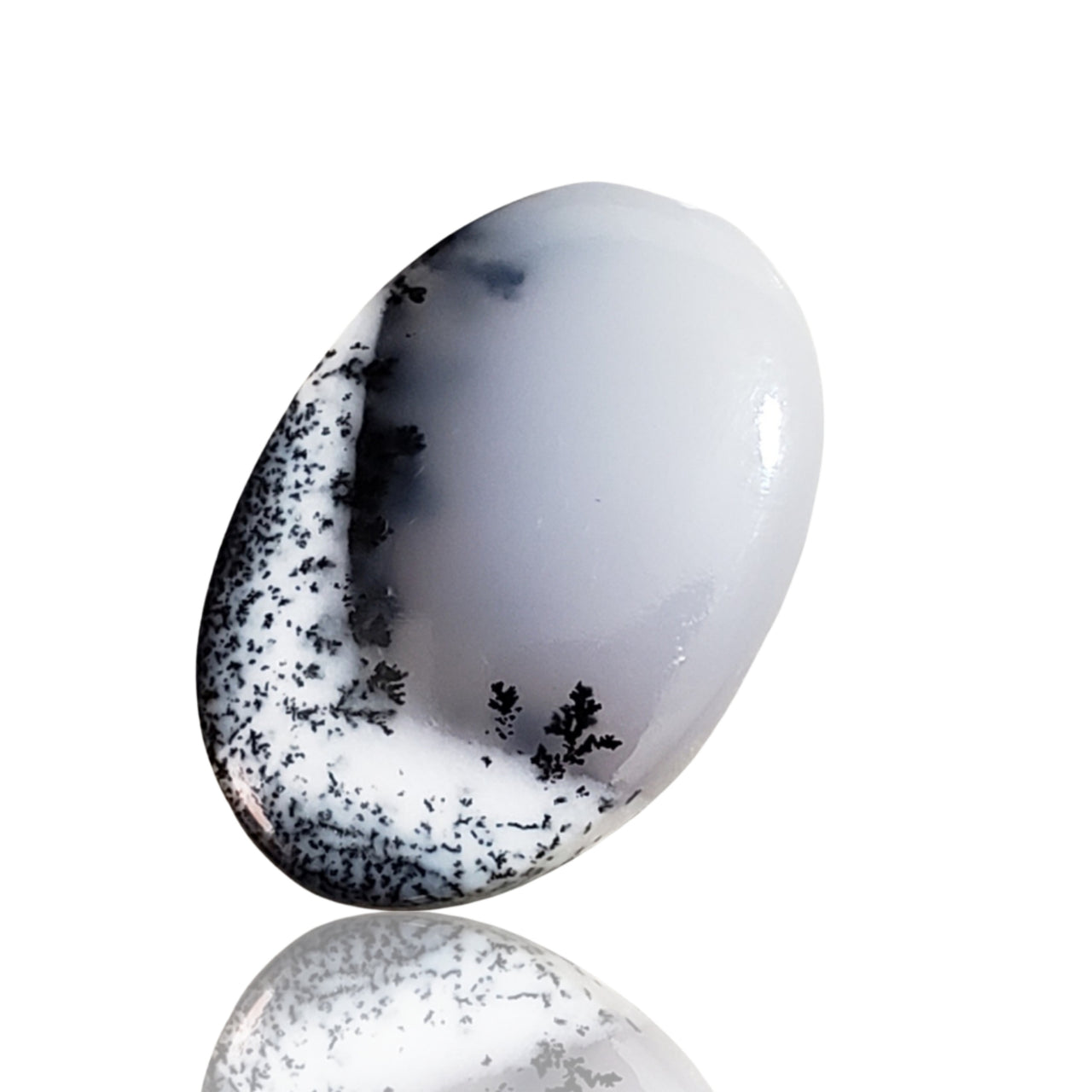 20.5Ct Natural Dendrite Opal/Merlinite Cabochon 27x18mm