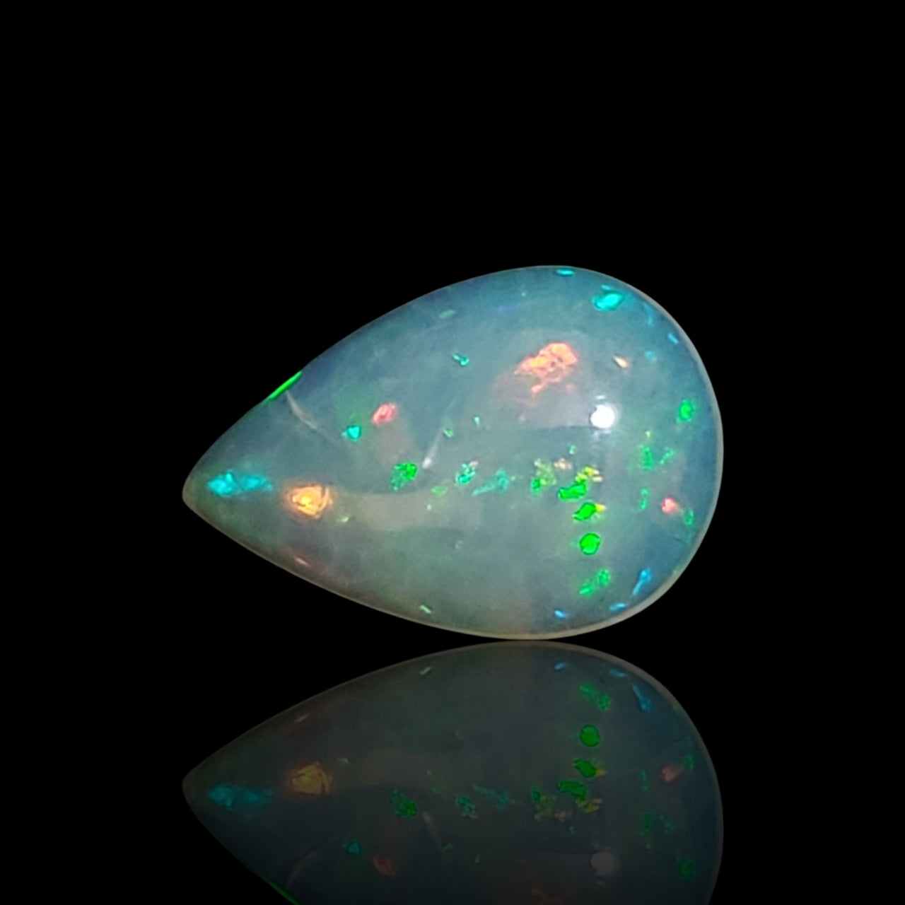 2.5Ct Natural Ethiopian Opal Cabochon 13x9mm