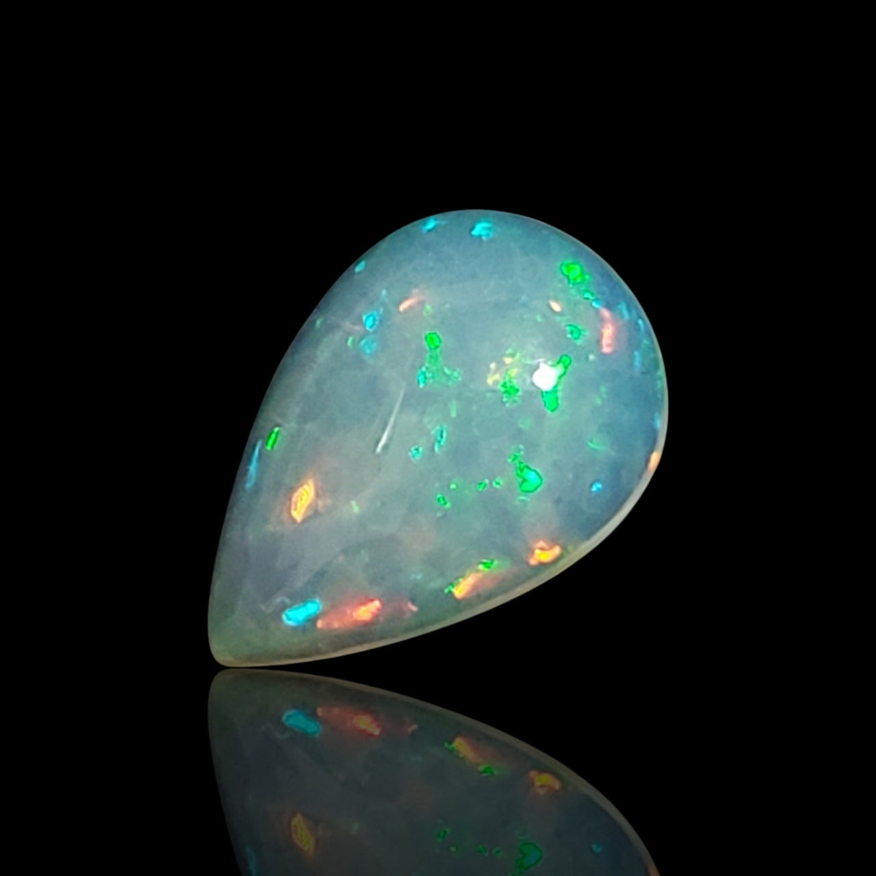 2.5Ct Natural Ethiopian Opal Cabochon 13x9mm