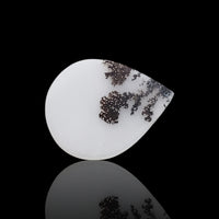 Thumbnail for 4.5Ct Natural Scenic Dendritic Montana Agate Slice Cabochon  23x18x1.5mm