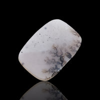 Thumbnail for 9.5Ct Natural Scenic Dendritic Montana Agate Slice Cabochon  24x16x2.1mm