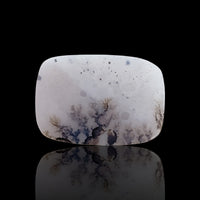 Thumbnail for 9.5Ct Natural Scenic Dendritic Montana Agate Slice Cabochon  24x16x2.1mm