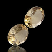 Thumbnail for 7.5Ct 2Pcs Natural Citrine Faceted Pair 11x9x6mm each