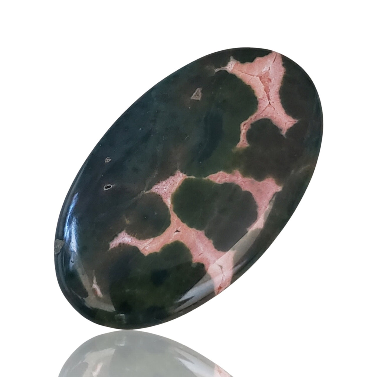 56Ct Natural Ocean Jasper Cabochon 49x29mm