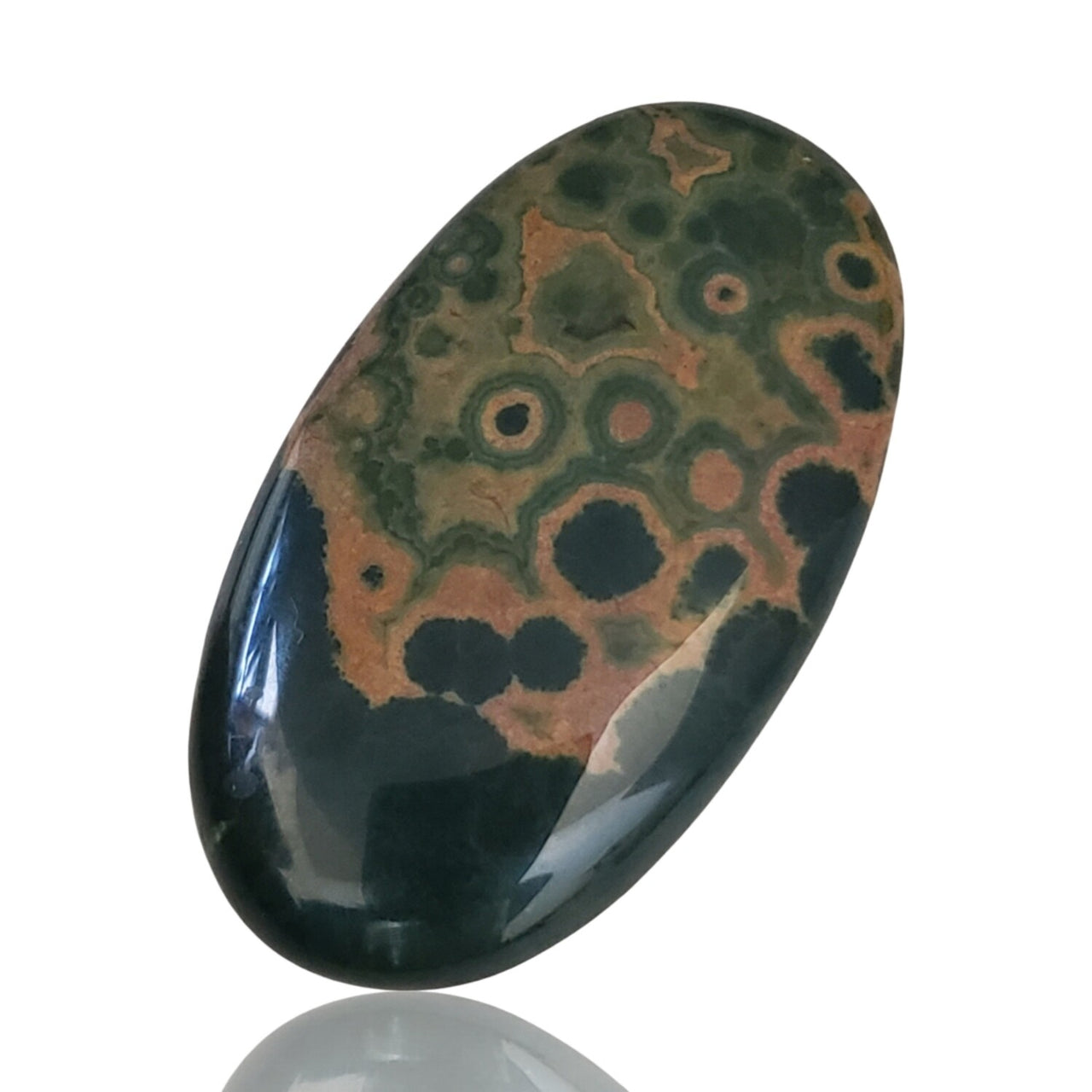 72.5Ct Natural Ocean Jasper Cabochon 48x27mm