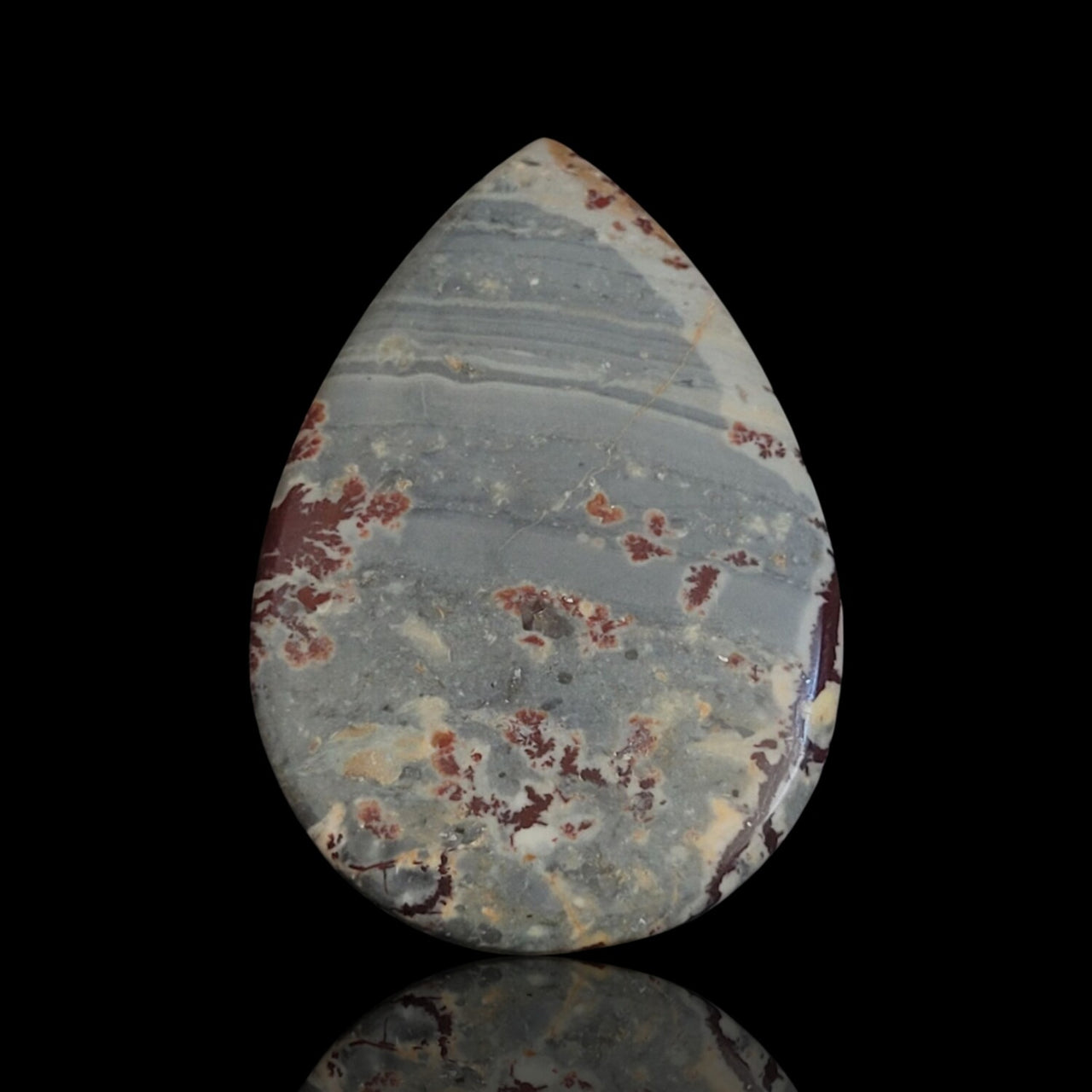 57.5Ct Natural Sonoran Dendritic Jasper Cabochon 47x32mm