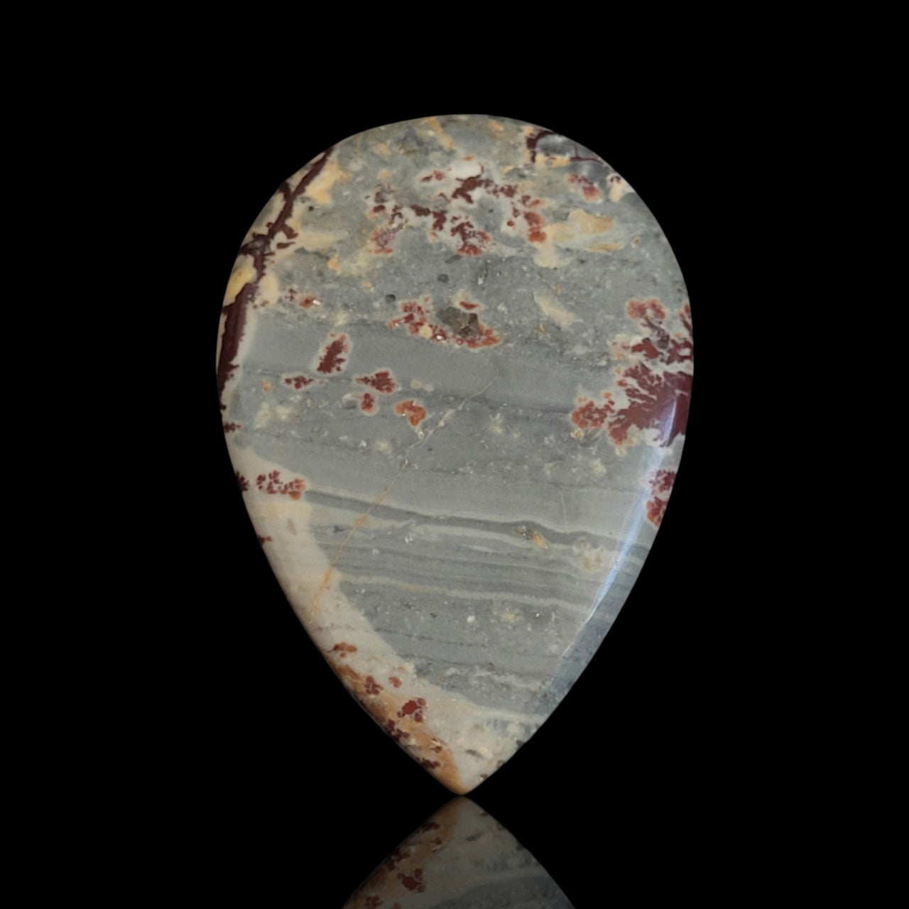 57.5Ct Natural Sonoran Dendritic Jasper Cabochon 47x32mm