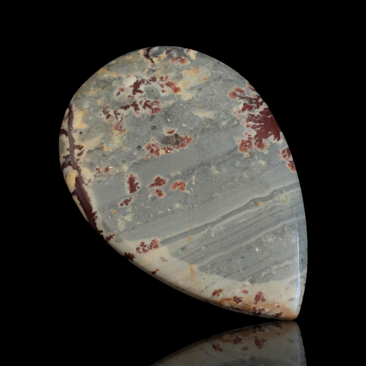 57.5Ct Natural Sonoran Dendritic Jasper Cabochon 47x32mm