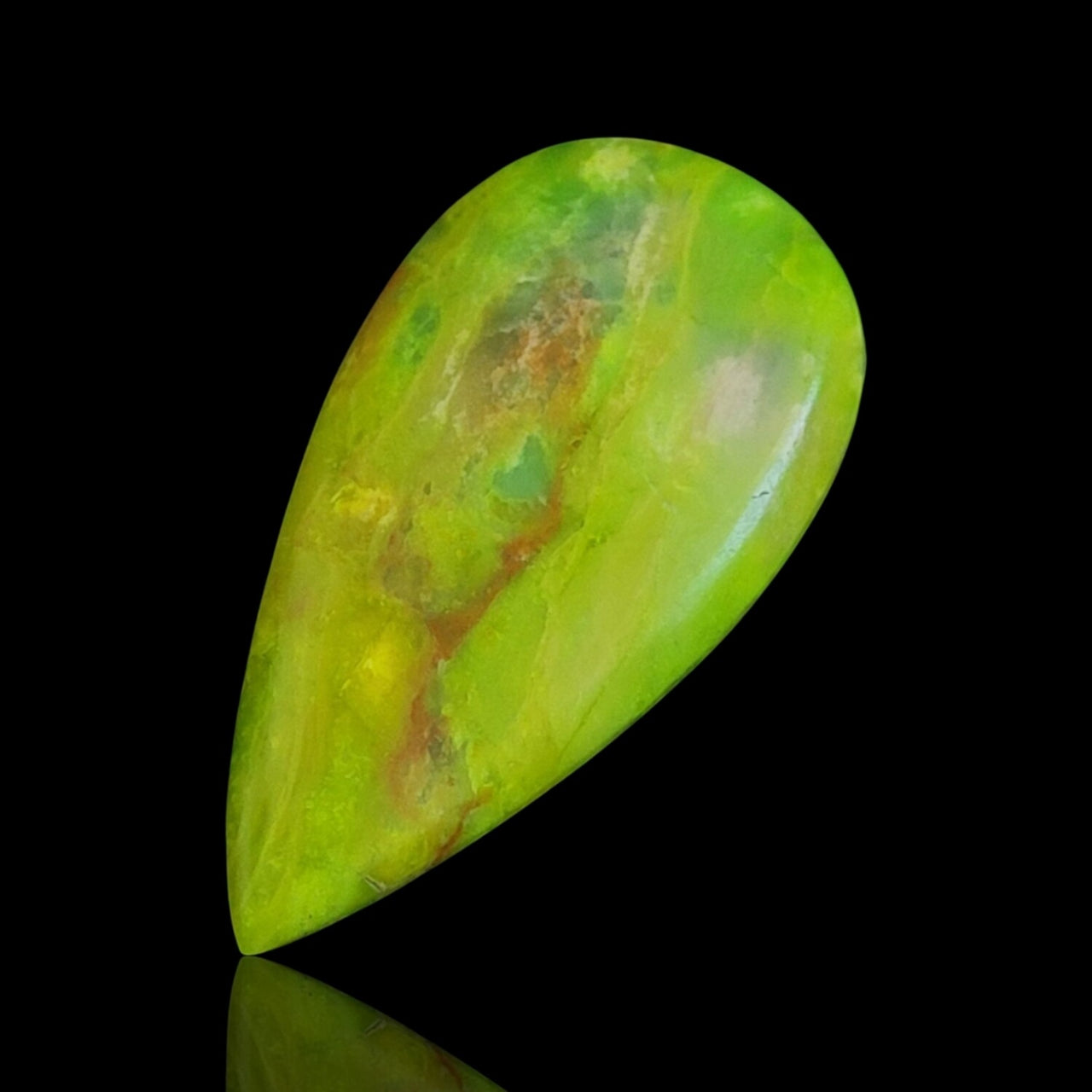 19.5Ct RARE Natural Canadian Gaspeite Cabochon 37x19mm