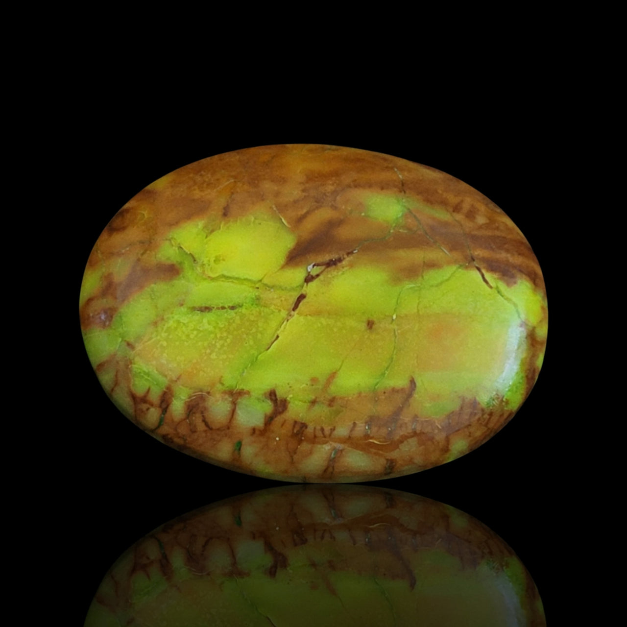 42.5Ct RARE Natural Canadian Gaspeite Cabochon 34x26mm