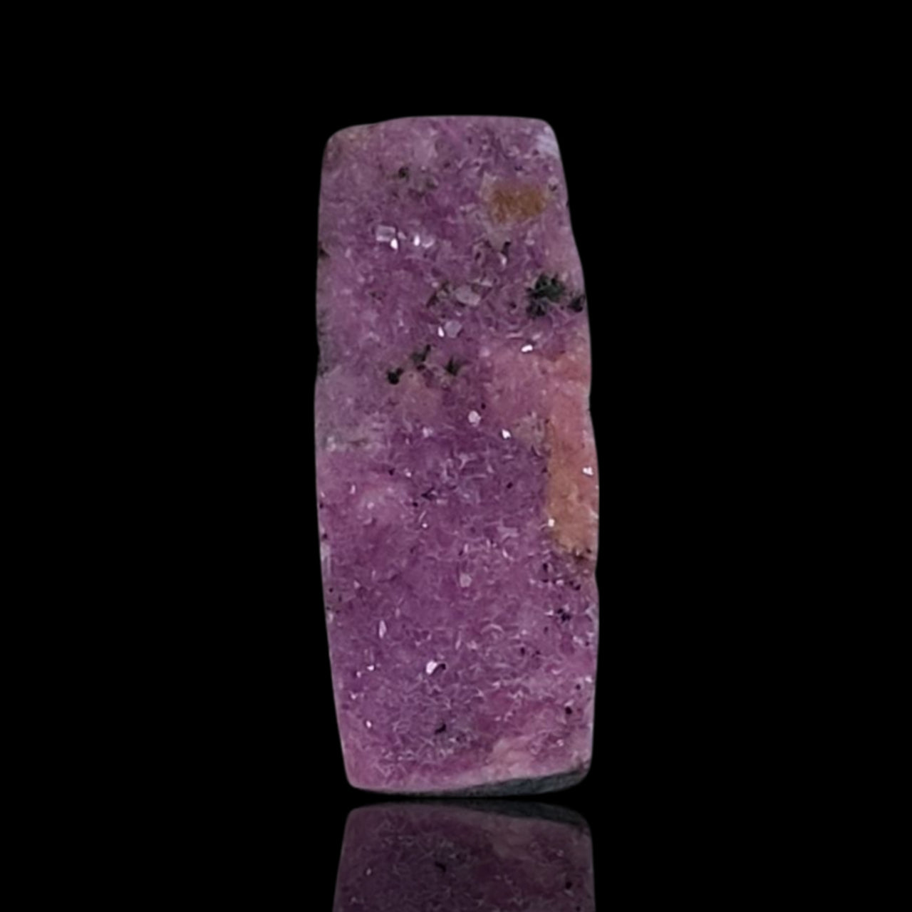 5.5Ct Natural Cobalto Calcite Crystal Druzy. Flat base. 19x8mm