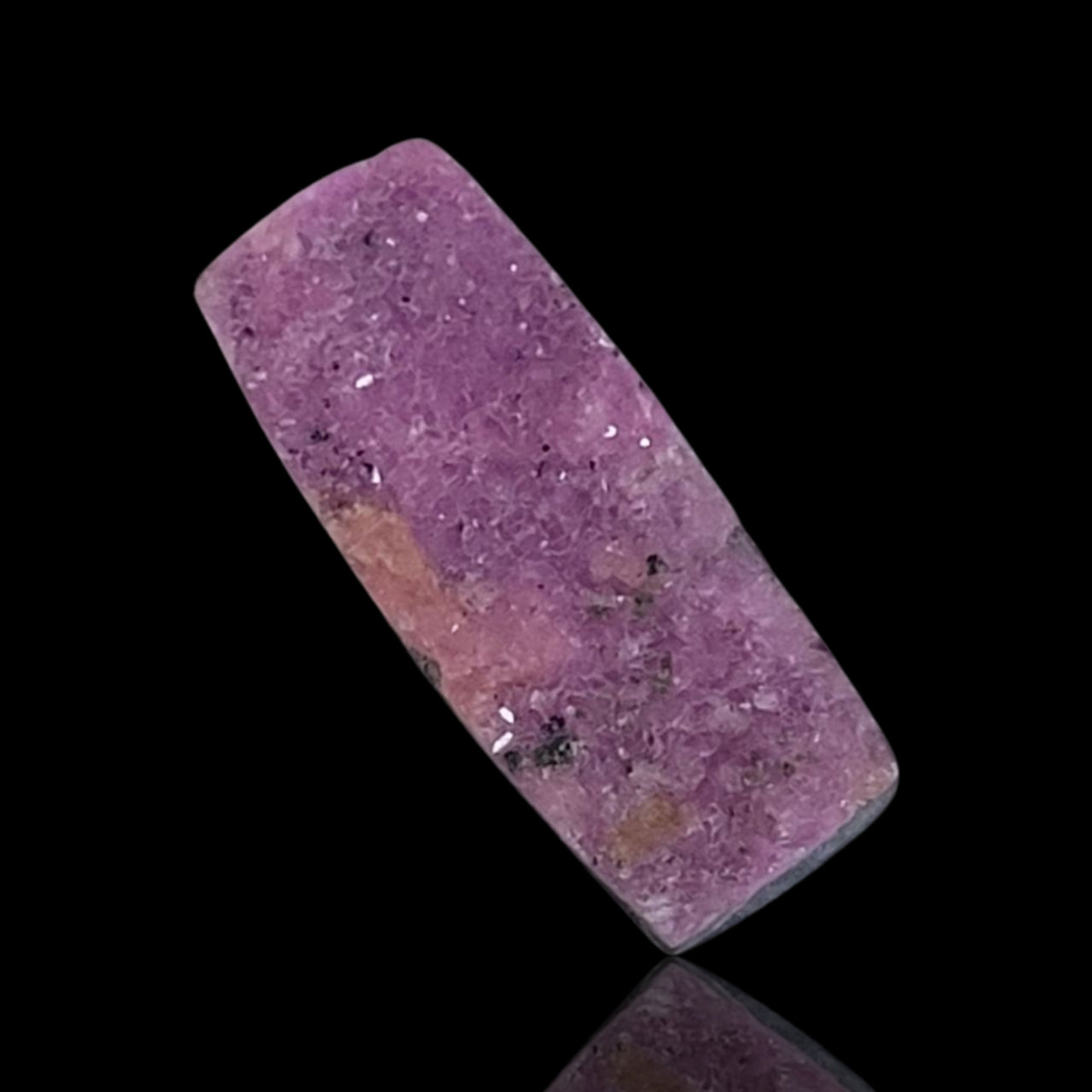 5.5Ct Natural Cobalto Calcite Crystal Druzy. Flat base. 19x8mm