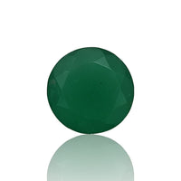 Thumbnail for Natural Green Onyx Faceted Round 10mm