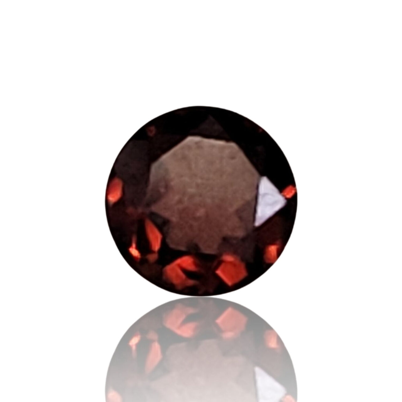 Natural Garnet Faceted Round 5mm