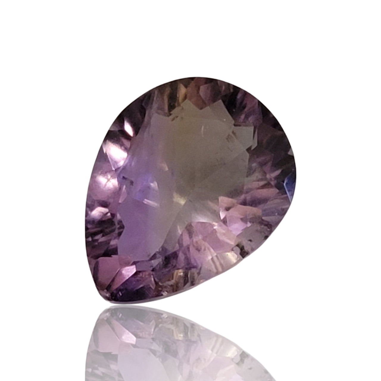 7Ct Natural Ametrine Faceted 15x12mm