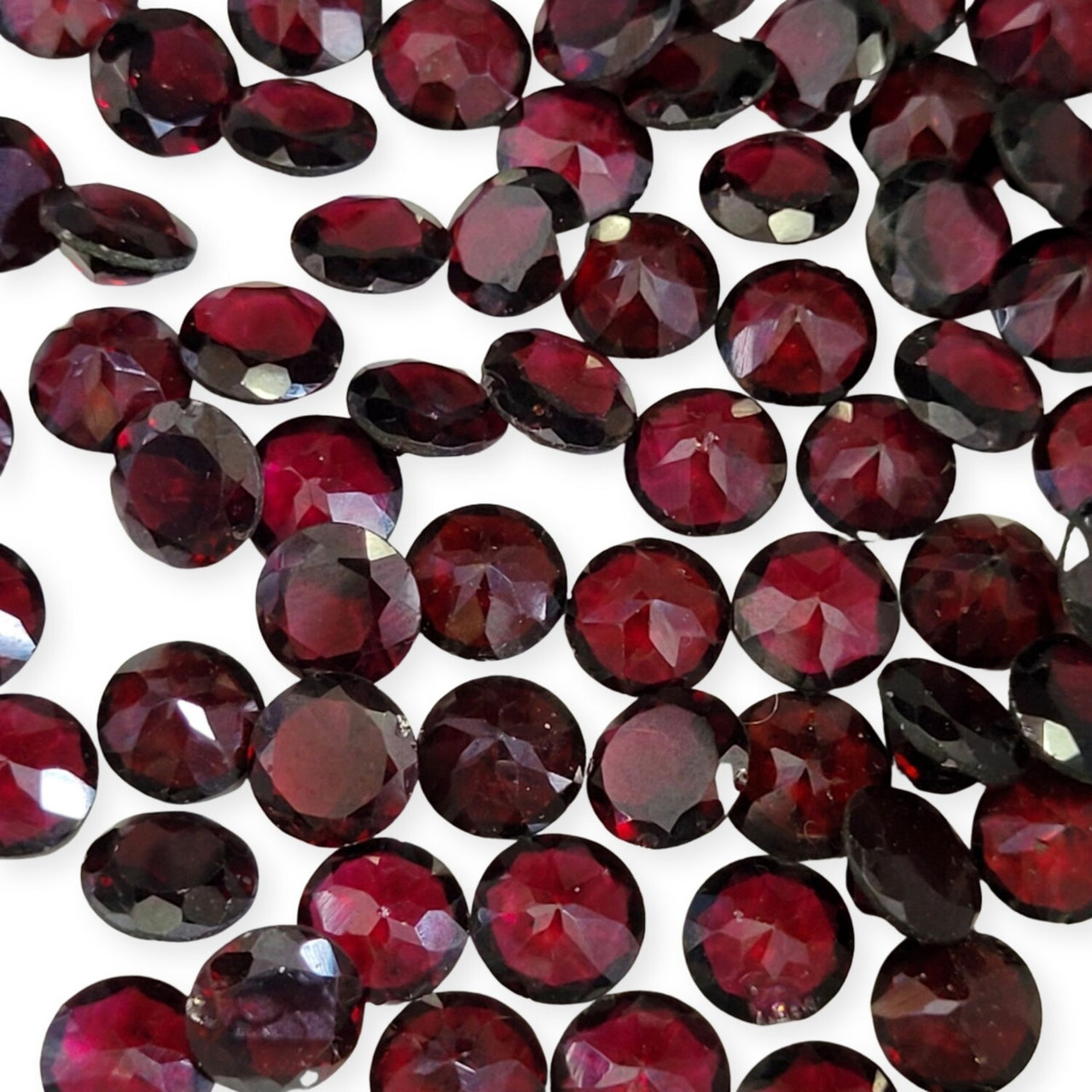 Natural Garnet Faceted 8mm