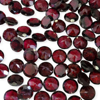 Thumbnail for Natural Garnet Faceted 8mm