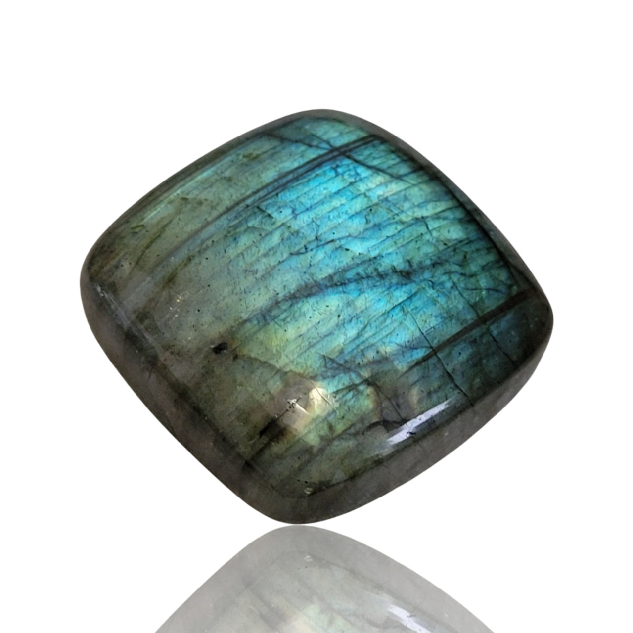 45Ct Natural Labradorite Cabochon 25x25mm