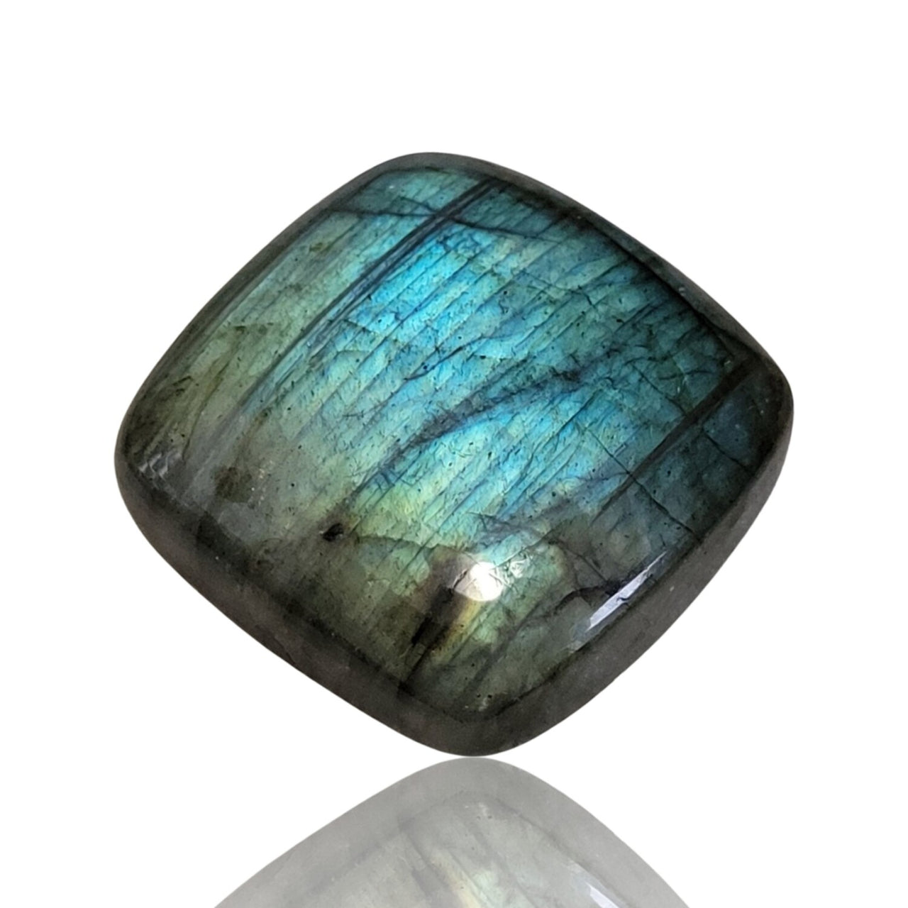 45Ct Natural Labradorite Cabochon 25x25mm