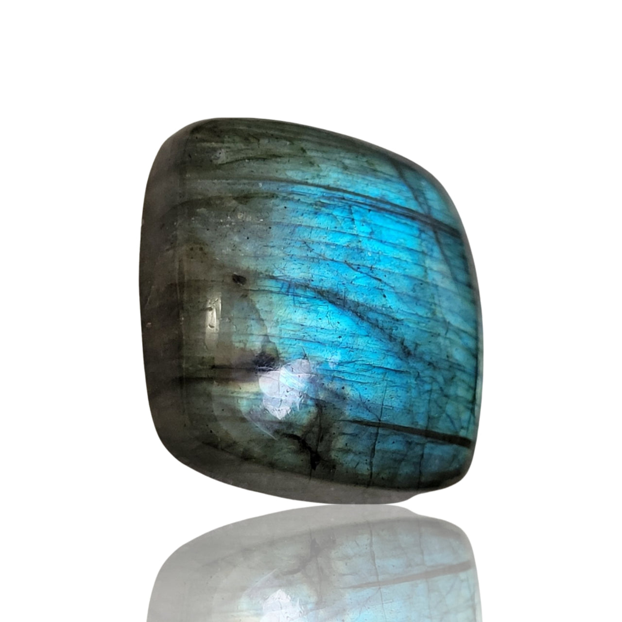 45Ct Natural Labradorite Cabochon 25x25mm