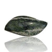 Thumbnail for Natural Green Swiss Opal (Chrysotile in Serpentine) Cabochons - 9) 24Ct, 34x16mm