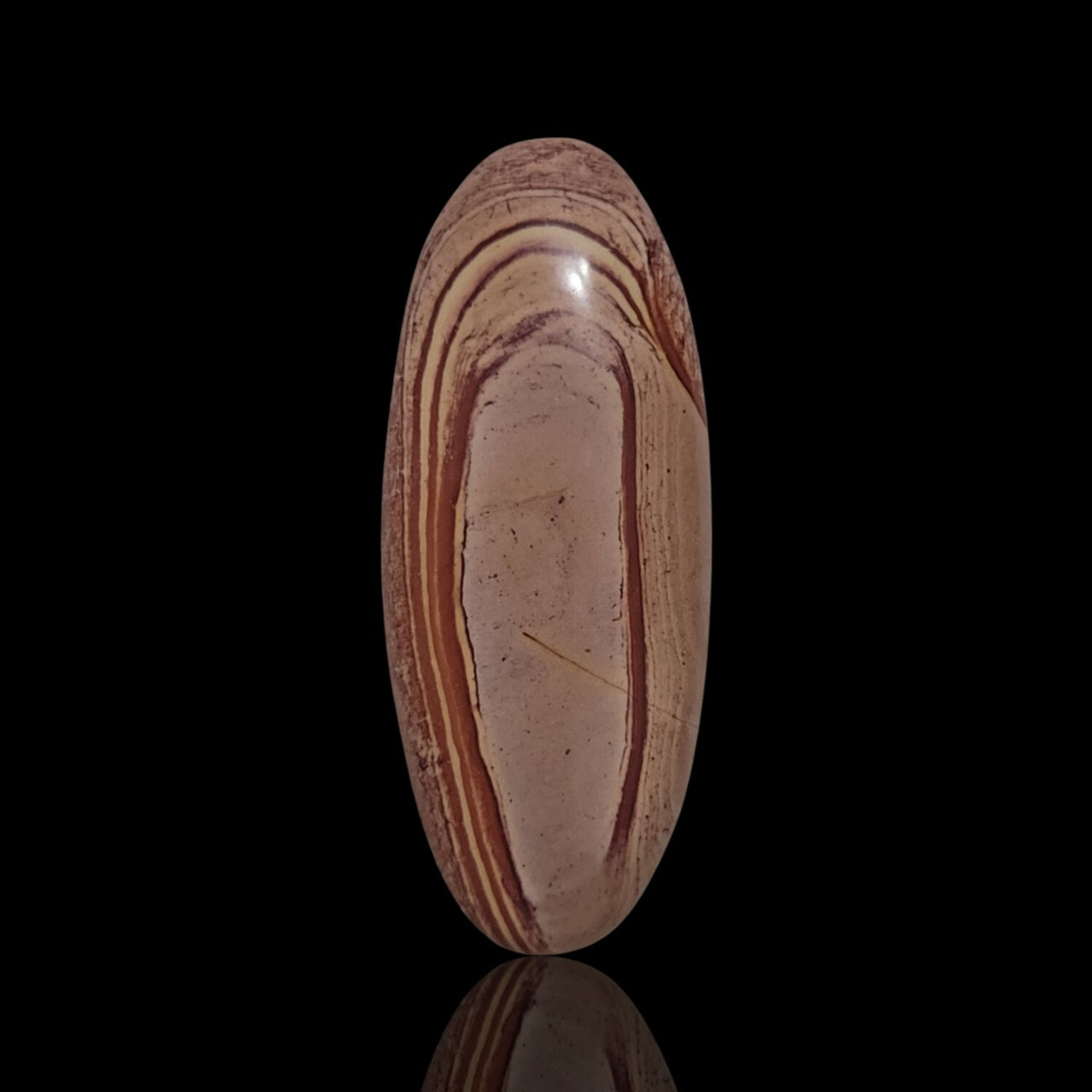 Natural Polychrome Jasper Cabochons - 5) 31Ct, 43x17mm