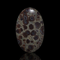 Thumbnail for Natural Asteroid Jasper Cabochons - 3) 39.5Ct, 41x26mm