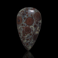 Thumbnail for Natural Asteroid Jasper Cabochons - 4) 28.5Ct, 38x21mm