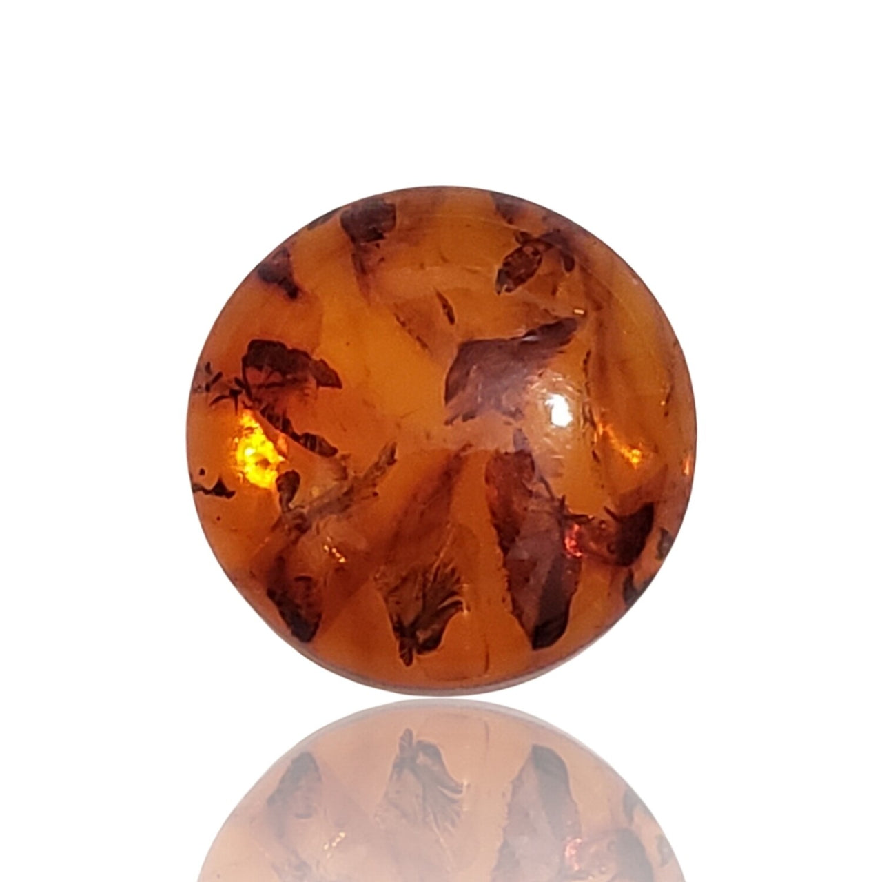 Natural Baltic Amber Round Cabochons 16mm each - 3) 16mm