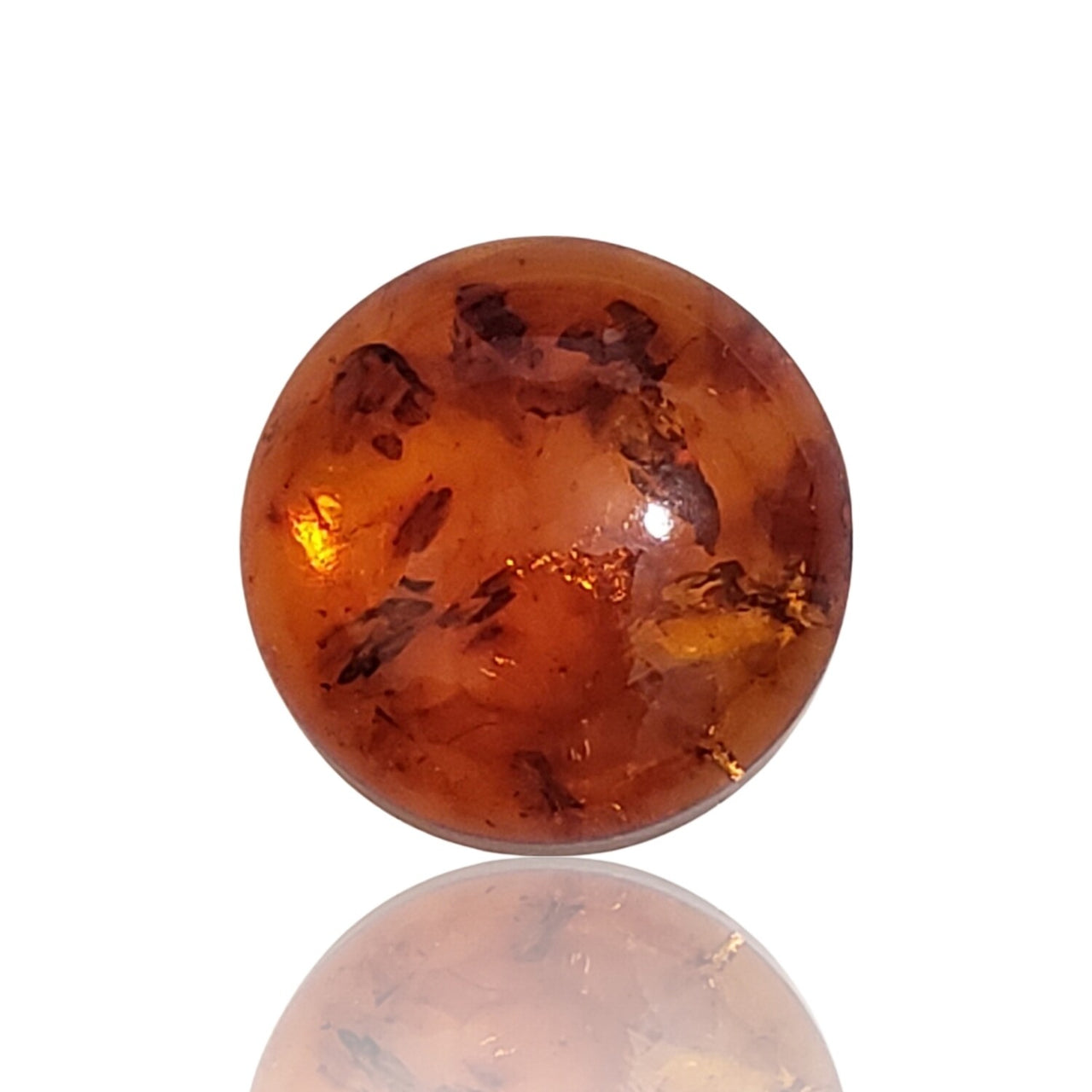 Natural Baltic Amber Round Cabochons 16mm each - 9) 16mm