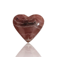 Thumbnail for Natural Rhodochrosite Heart Cabochons - 8) 15.5Ct, 19x17mm