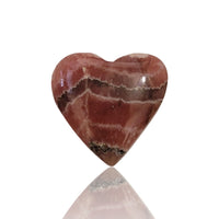 Thumbnail for Natural Rhodochrosite Heart Cabochons - 2) 17.5Ct, 19x19mm