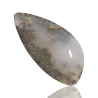 Thumbnail for 16Ct Natural Garden Moss Agate Cabochon 39x19mm